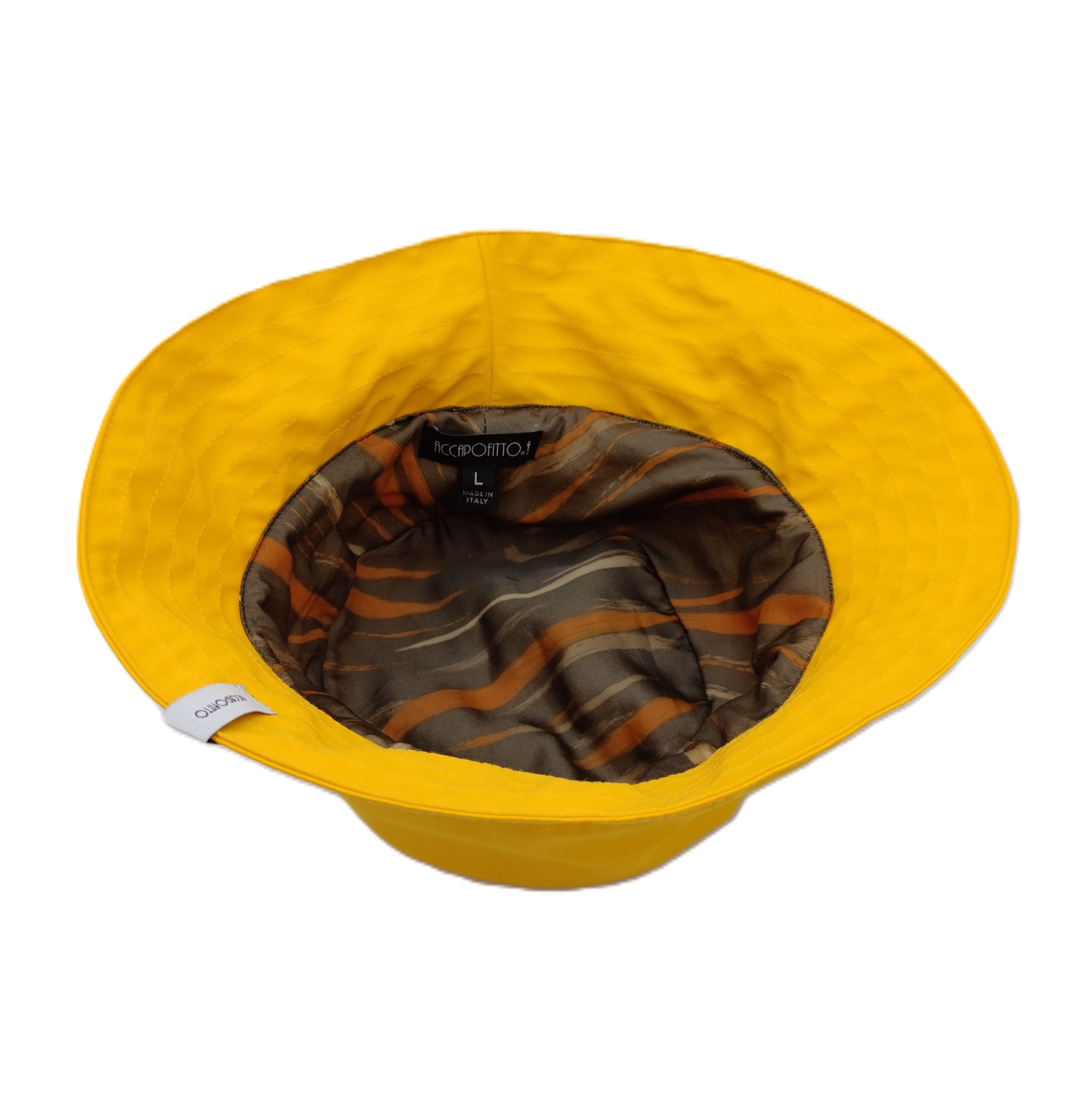 Robi - bucket hat impermeabile giallo