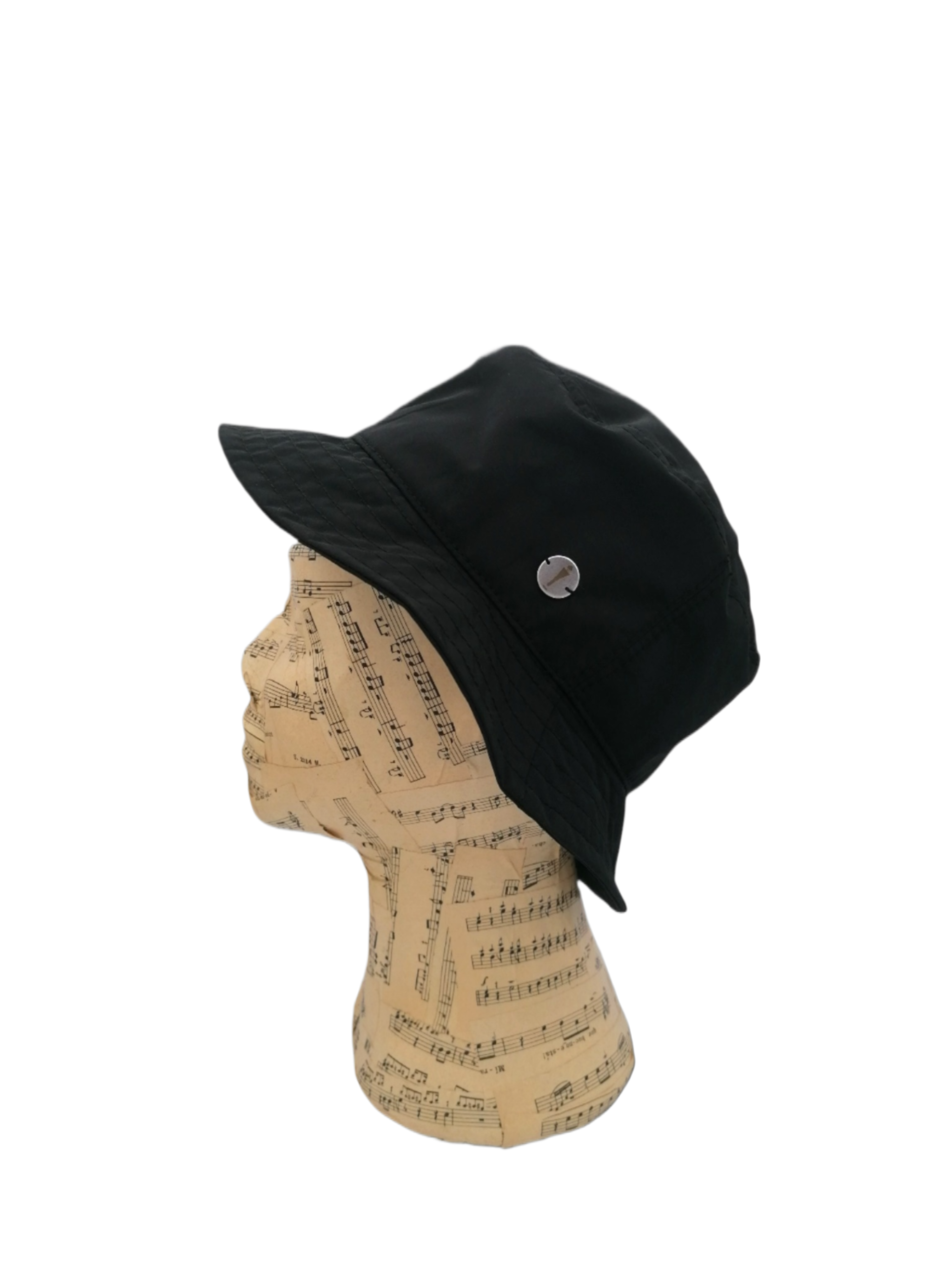 Cappello nero antipioggia ripiegabile del brand Accapofitto