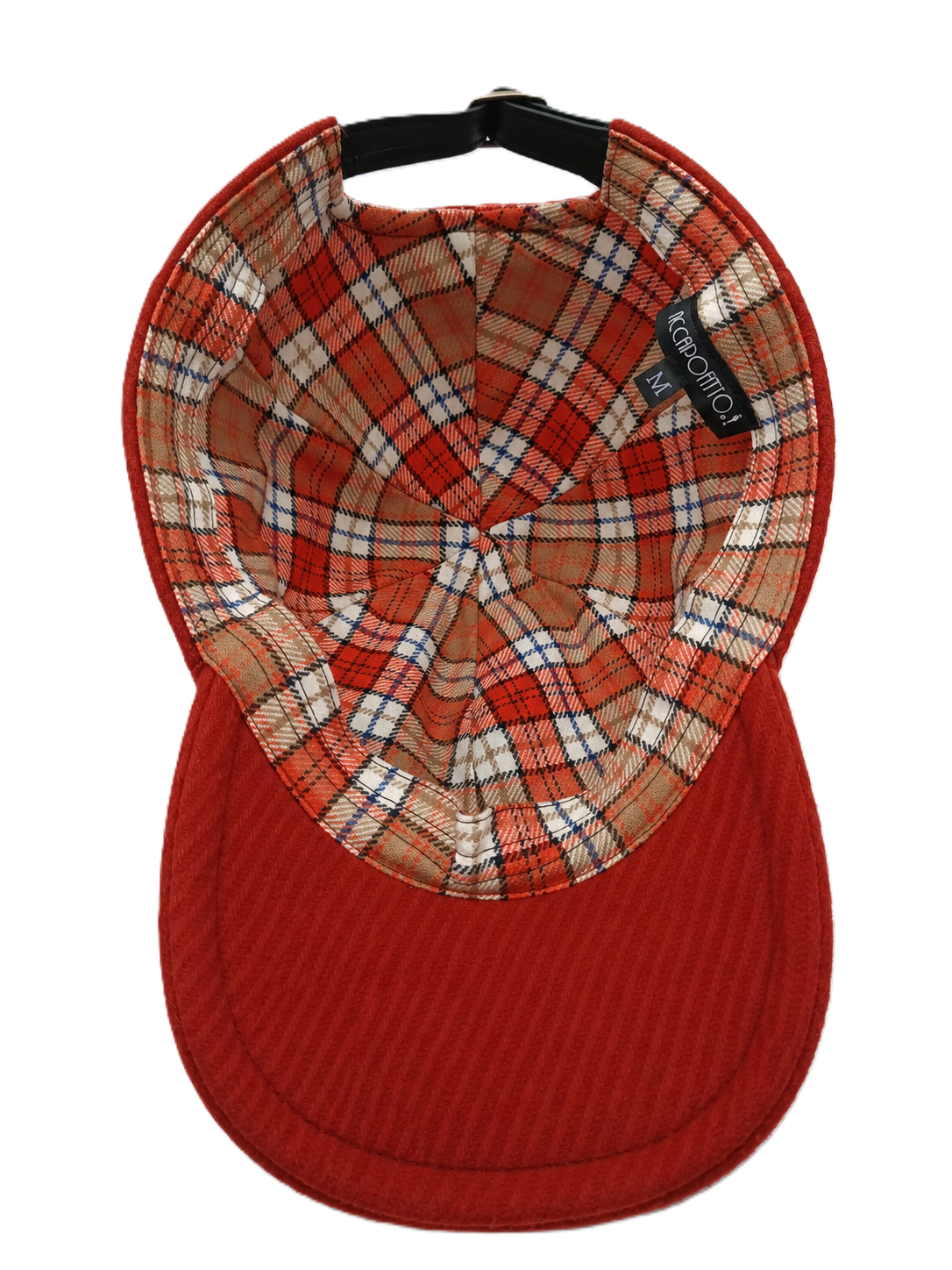 Jody - baseball twill di lana arancione