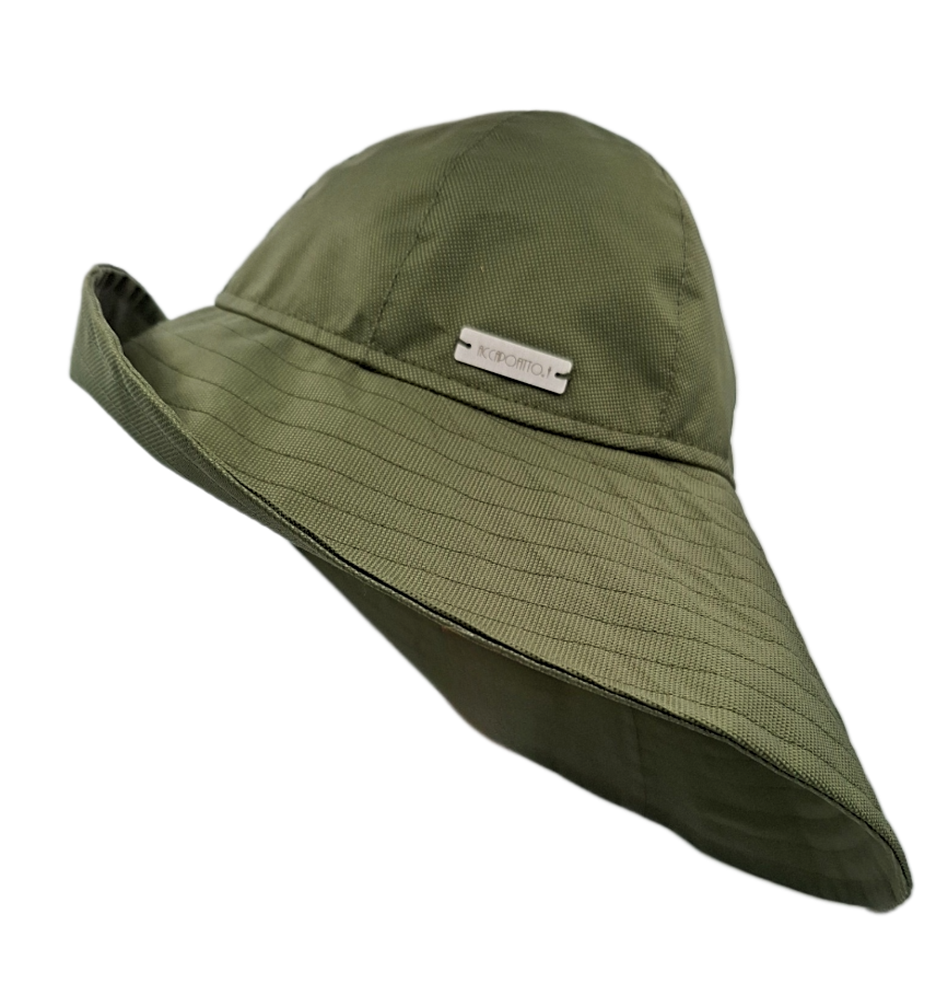 Nuala - cloche impermeabile verde