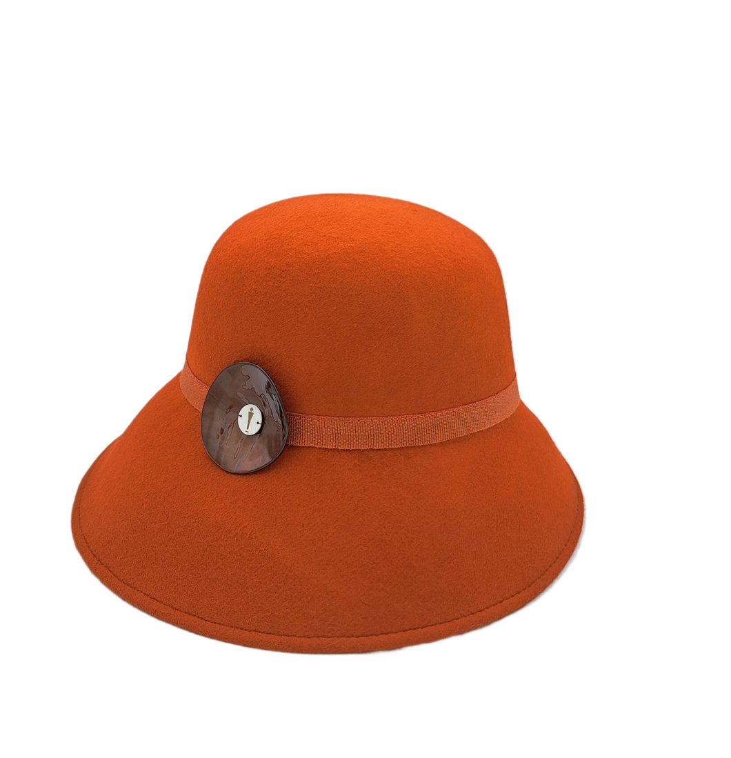 Mariposa - cappello cloche variante Orange