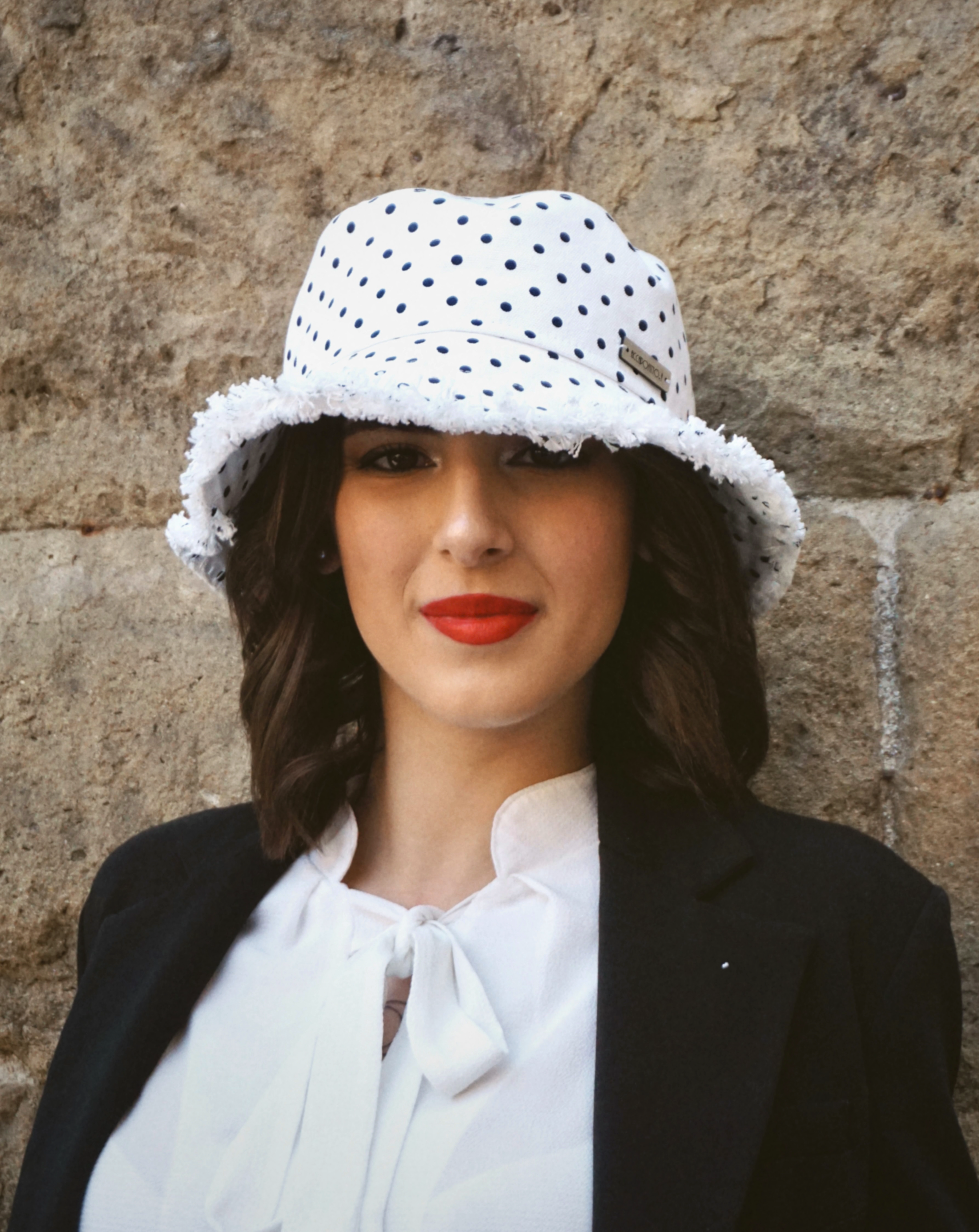 Milly Fray - bucket hat a pois