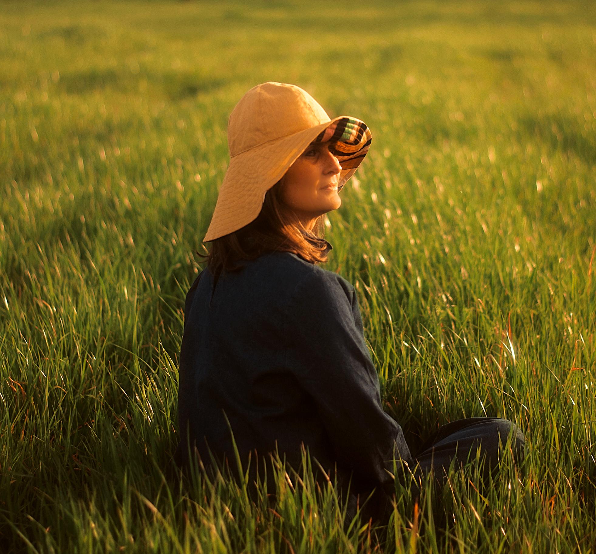 Nuala - cloche lino variante ocra